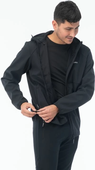 Jakne softshell për meshkuj Fitanu FARISE, e zezë