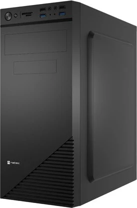 Kasë për Kompjuter NATEC ENCLOSURE CABASSU G2, MIDI TOWER, e Zezë