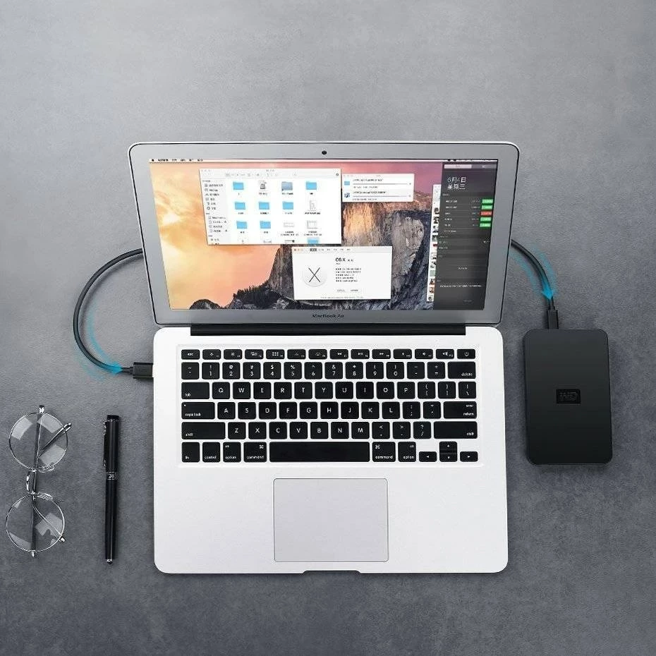 Kabllo USB UGREEN US132, mini-USB, 3m, e zezë