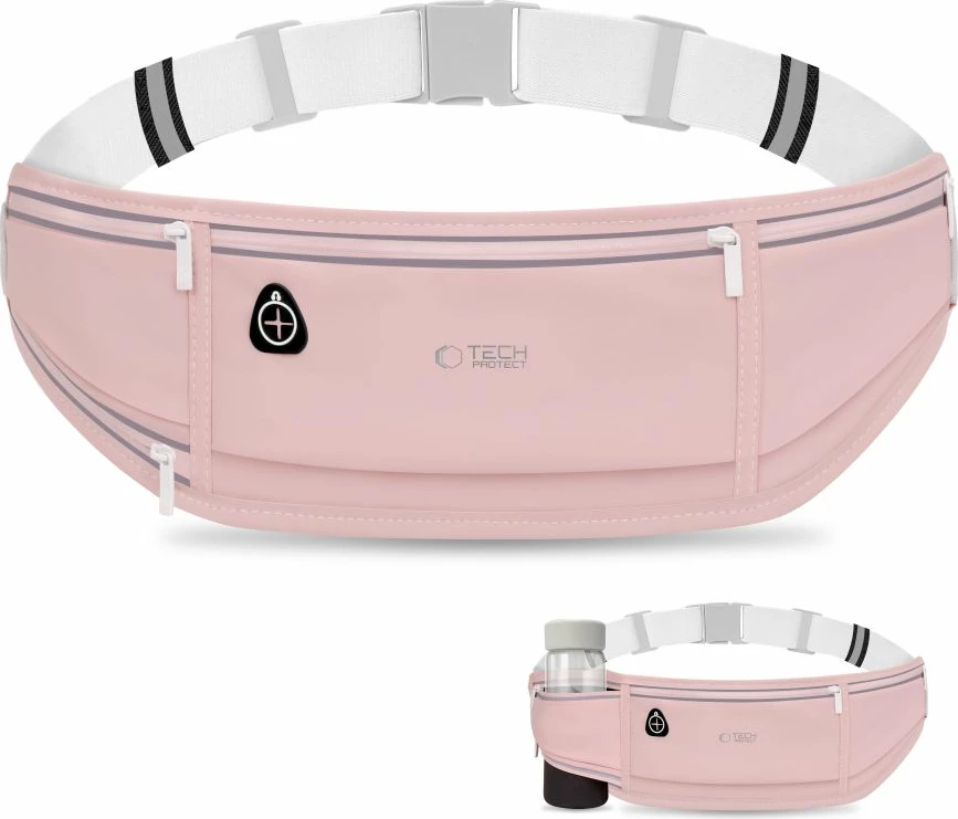 Çantë beli sportive Tech-Protect M3, rozë