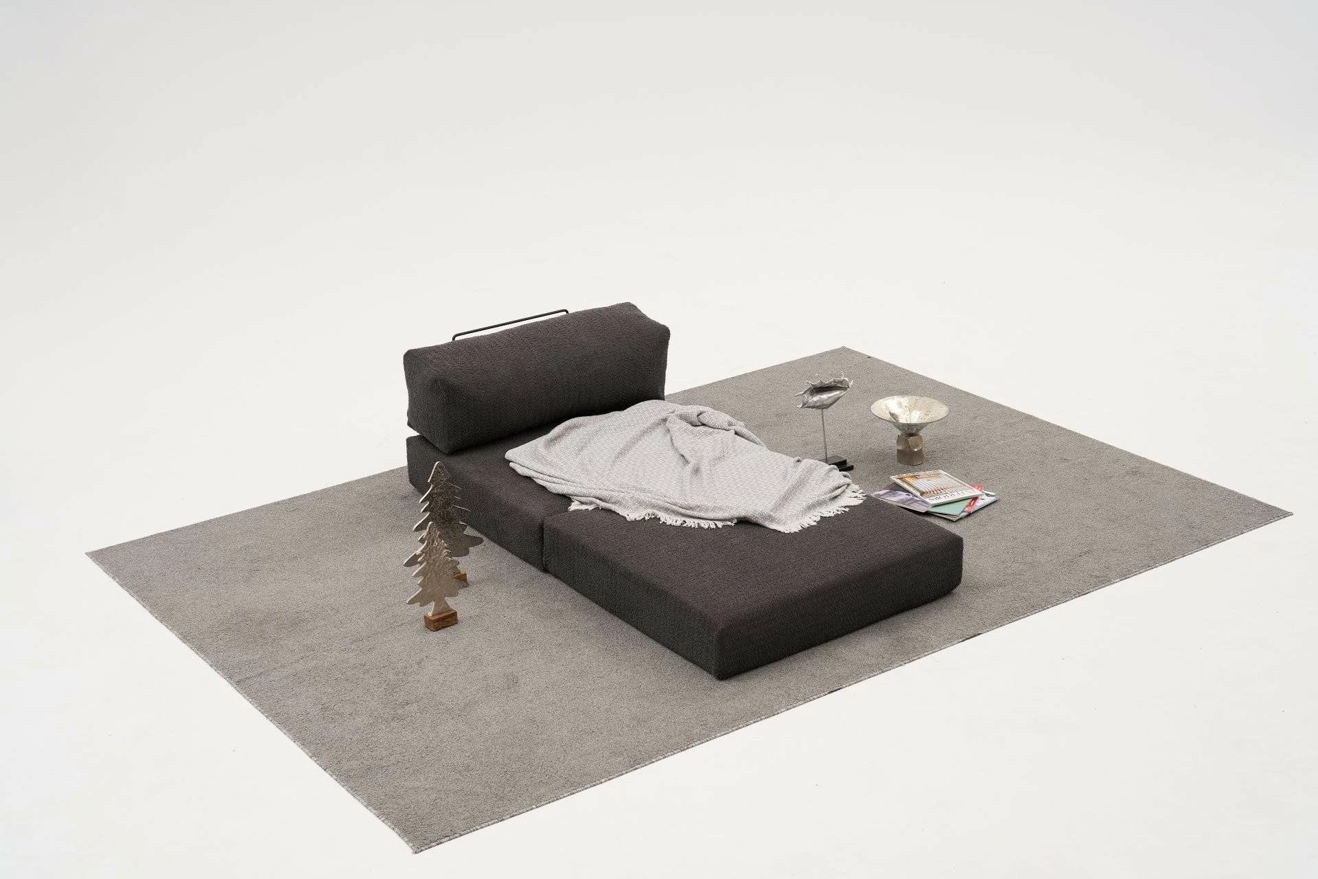 Karrige njëvendëshe Atelier del Sofa Comfort, antracit v2