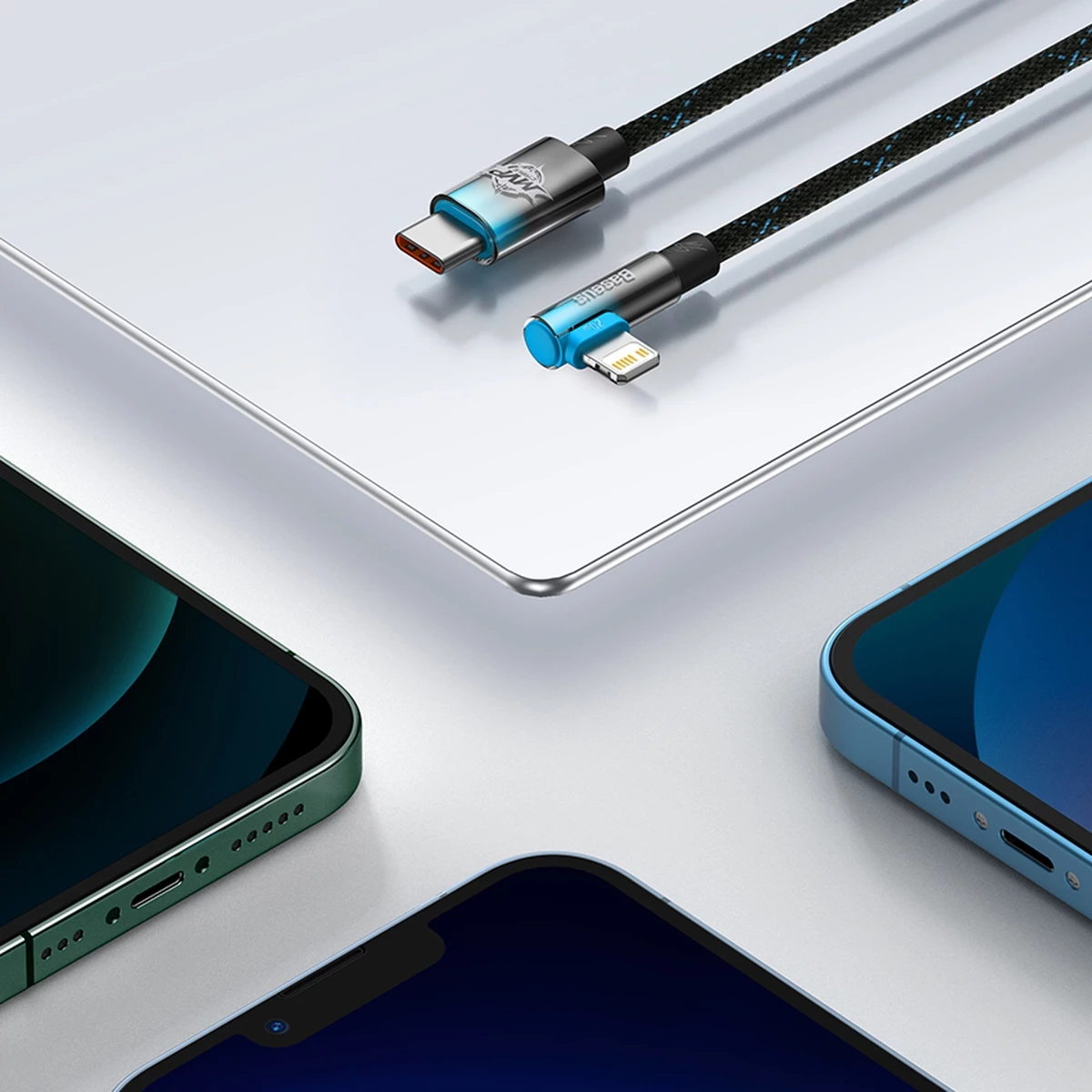 Kabllo Baseus MVP 2, USB-C në Lightning, 1m, 20W, Kuqe