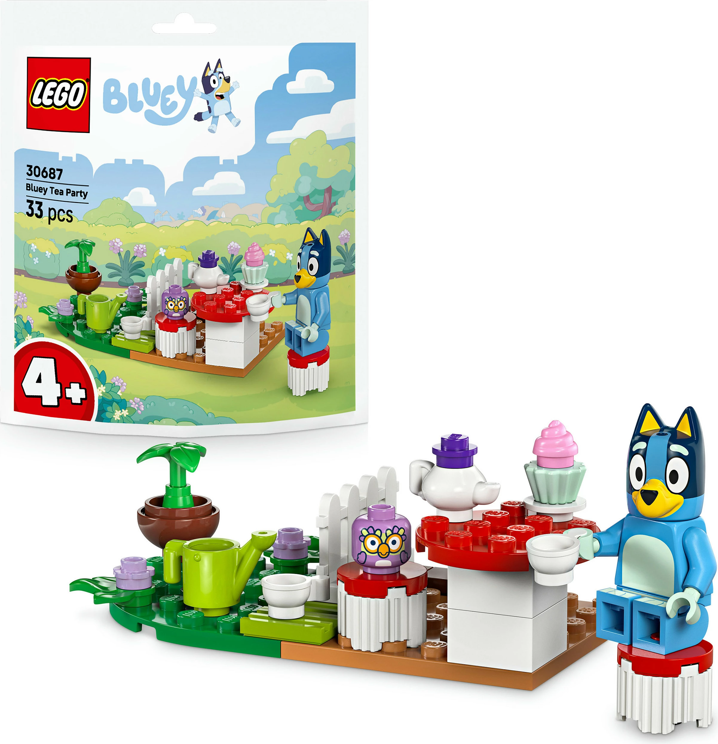 Set ndërtimi LEGO Bluey Tea Party 30687, 33 copë, 4+, multikolor