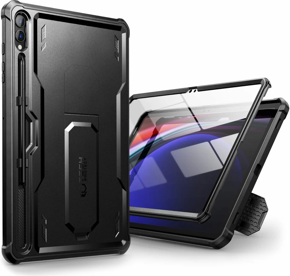 Mbështjellës Tech-Protect Kevlar Pro për Samsung Galaxy Tab S9+ 12.4" X810/X816B, i zi
