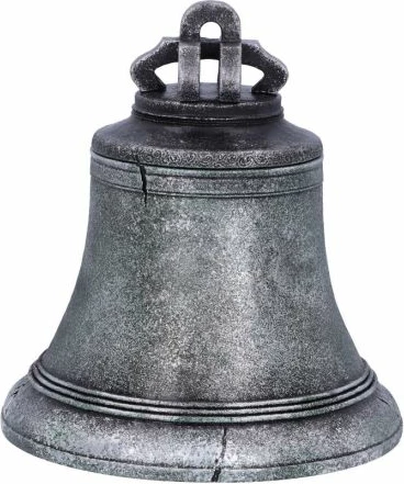 Kuti dekorative Nemesis Now AC/DC Hells Bells, resin, me hapësirë të fshehtë ruajtjeje, gri/zi