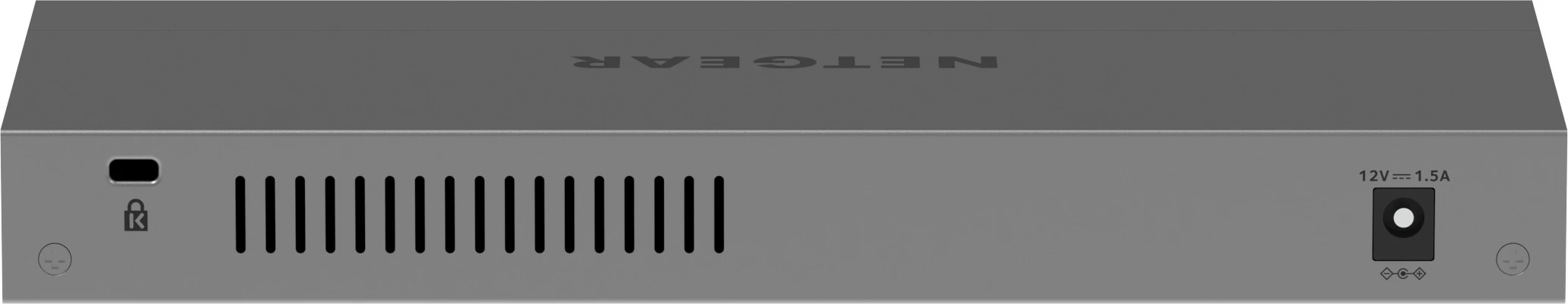 Switch NETGEAR GS108MX, 8 porte Gigabit, 1 portë 10G, kasë metalike