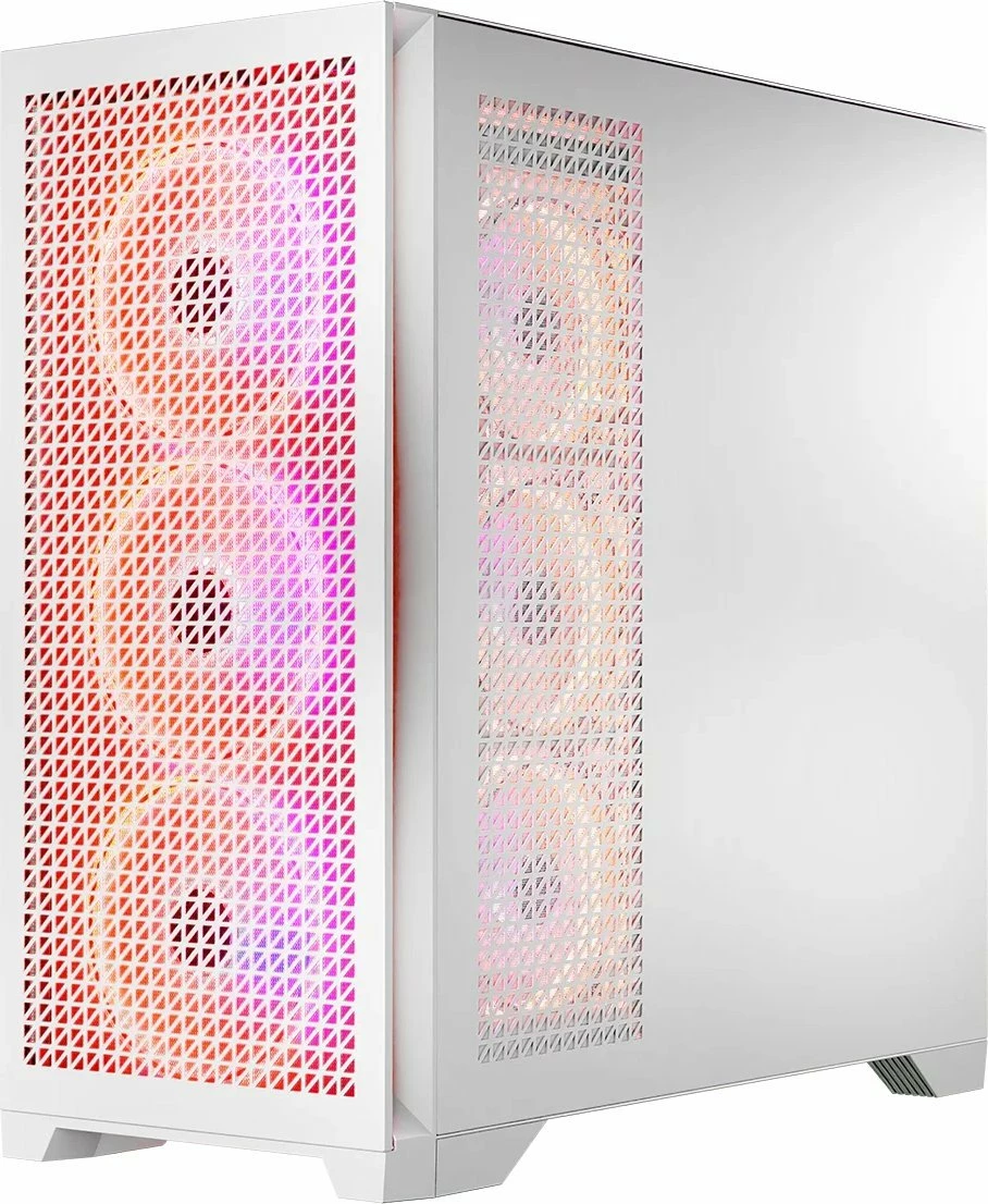 Kasë Modecom Volcano Expanse T Apex ARGB (AT-EXPANSE-TG-20-000000-0002), Midi Tower ATX/mATX/ITX, 4x 140mm ARGB, USB-C, pa furnizues rryme, e bardhë