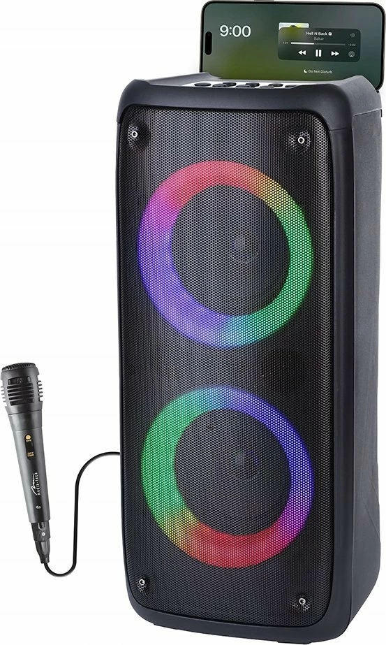 Altoparlant Bluetooth Media-Tech Funbox BT MT3181 40W RGB, bateri deri 10h, i zi, me mikrofon