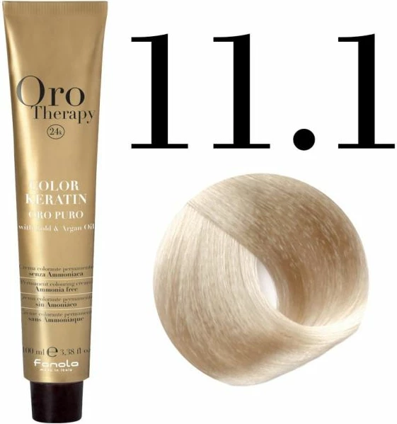 Ngjyrë për flokë Oro 11.1 platinë e qeltë- hiri, 100 ml