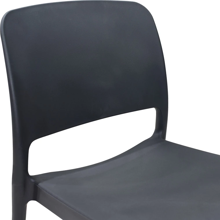 Karrige Fenxy, polipropilen, ngjyrë e zezë, 38x42x77cm