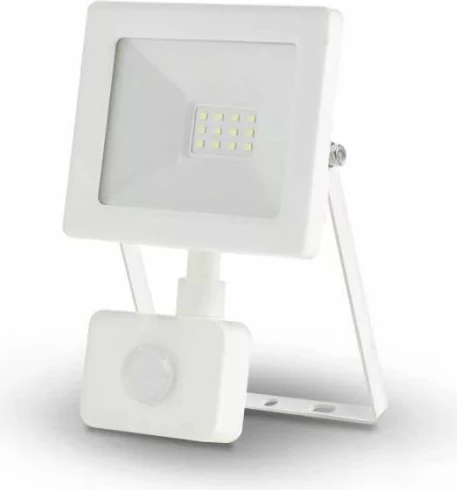 Reflektor LED ASALITE ASAL0291 Slim 10W 4500K 900 lm me sensor lëvizjeje, i bardhë