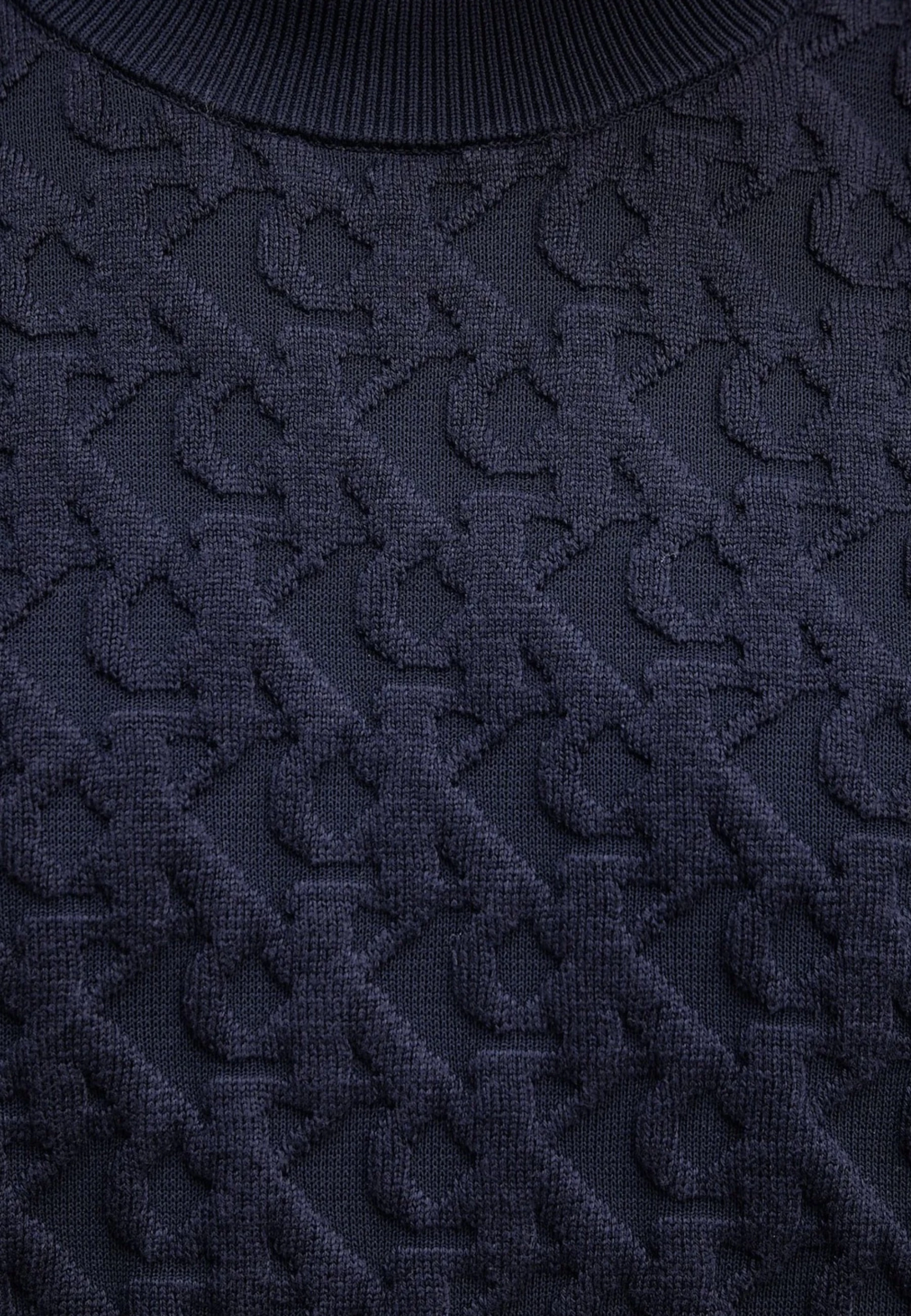 Xhemper për meshkuj Calvin Klein Jeans A-REL AOP SWT LV04RC359G, kaltër e errët [Madhësia: XXL]