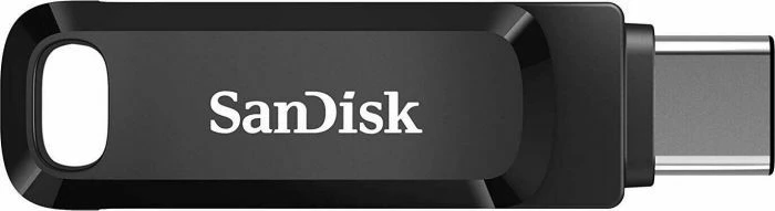Memorie USB SanDisk Ultra Dual Drive Go SDDDC3-064G-G46 64 GB USB-C/USB-A USB 3.2 Gen 1 e zezë