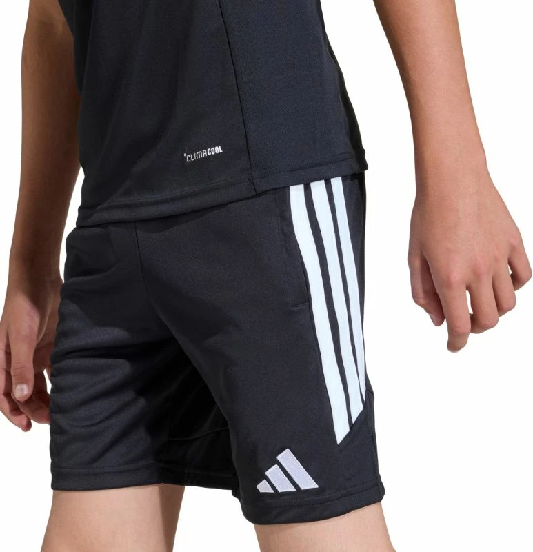 Shorce për fëmijë adidas, zi e bardhë [Madhësia: 152 cm]