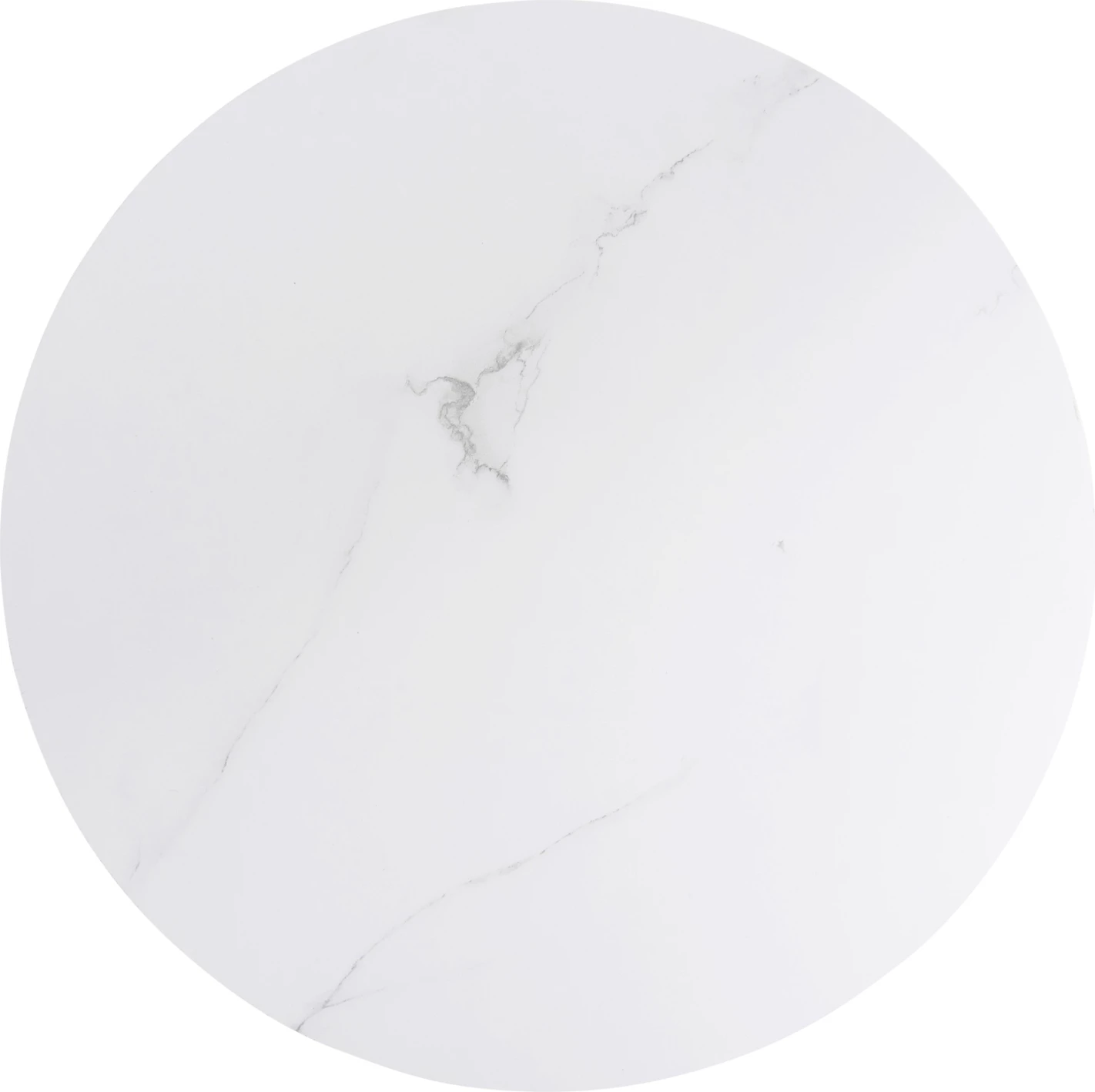 Tavolinë kafeje akrilon, ngjyrë mermeri të bardhë, FH9779.01, Φ40x41H cm