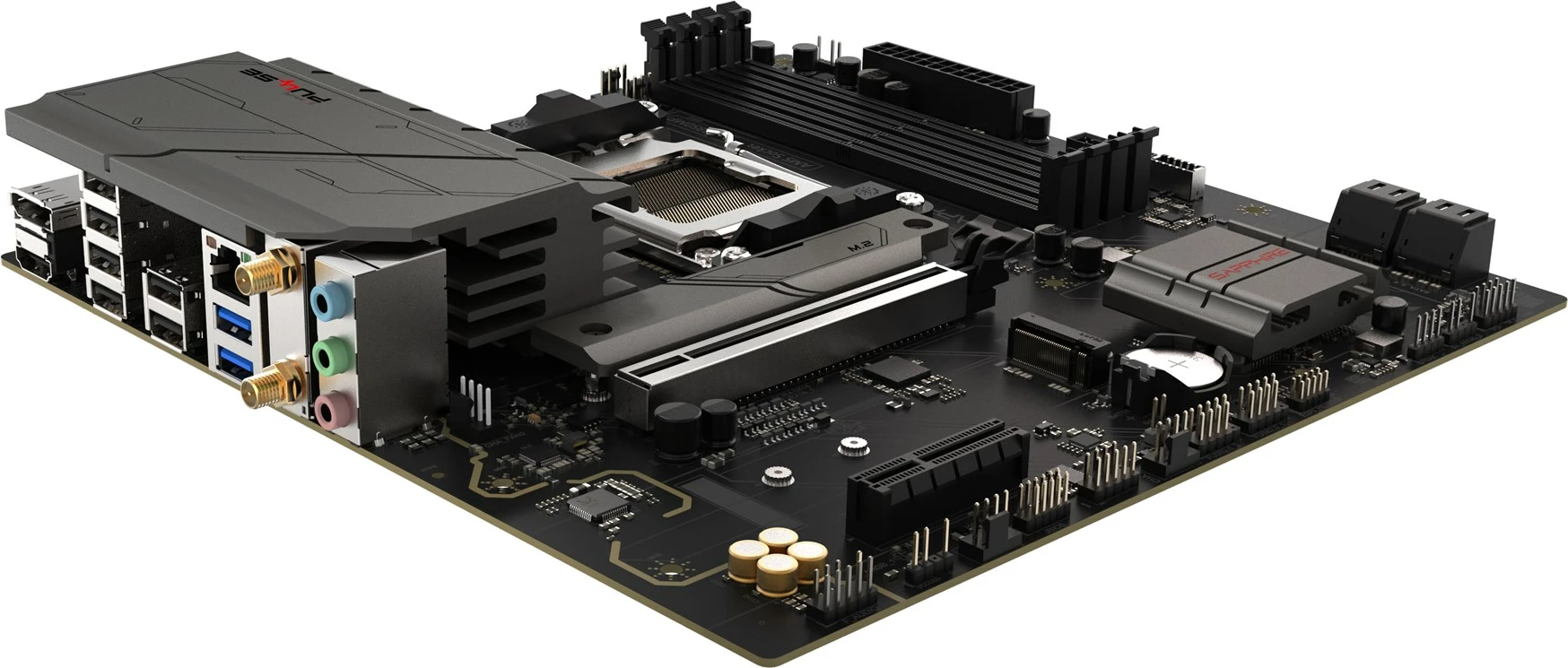 Pllakë amë Sapphire PULSE B850M WIFI, micro ATX, Socket AM5, e zezë