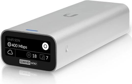 Pajisje menaxhimi rrjeti Ubiquiti UniFi Cloud Key Gen2, 2GB, 8 bërthama, Gigabit Ethernet, argjendtë