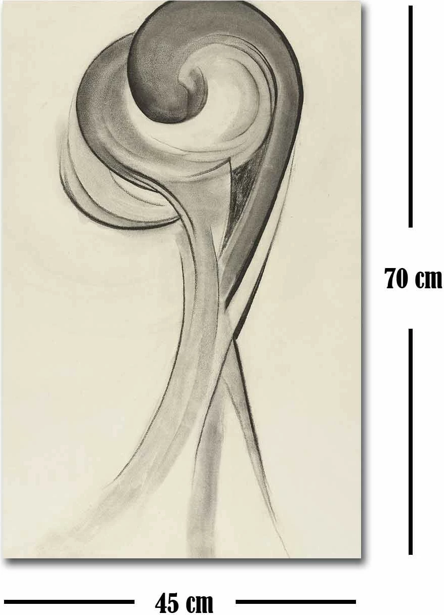 Pikturë dekorative në kanavacë Wallity, FAMOUSART-053, shumëngjyrëshe, 45x70cm
