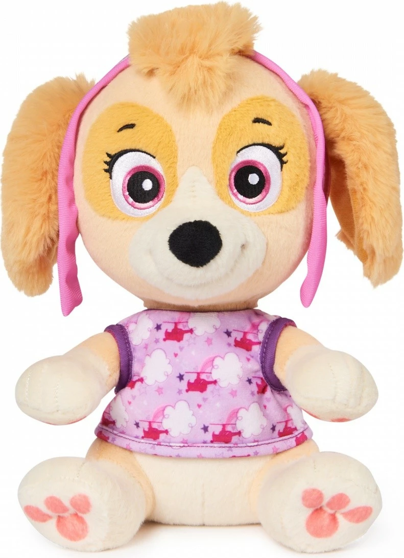 Lodër pelushi, Paw Patrol Skye (Spin Master) 6070311, 25 cm, bezhë/rozë