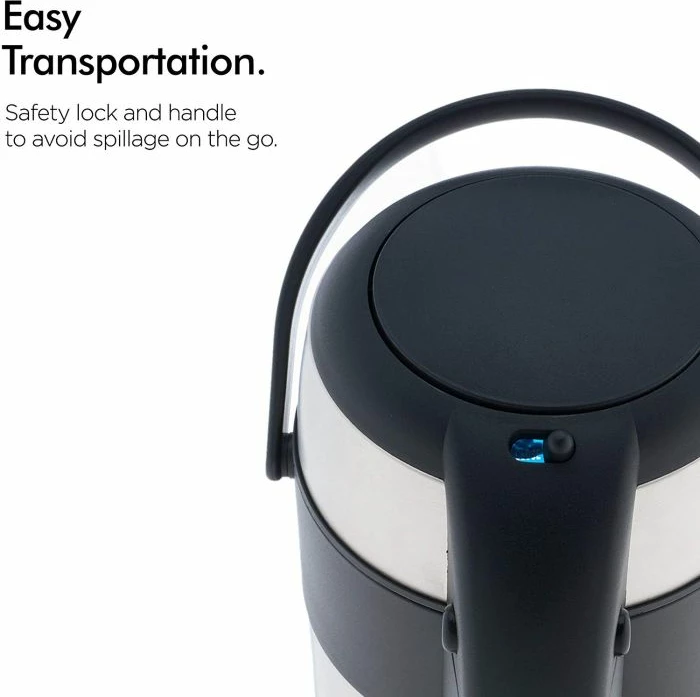 Termos VONSHEF 1507177 5L inox, argjend/zi