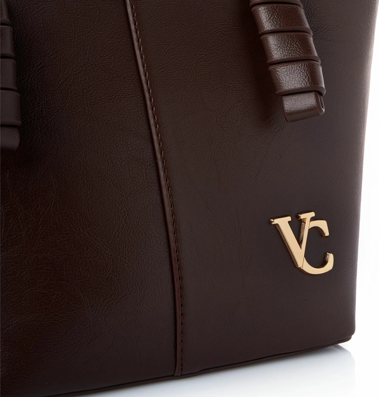Çantë shpatullës Vince Camuto Piedmont, ngjyrë çokollatë