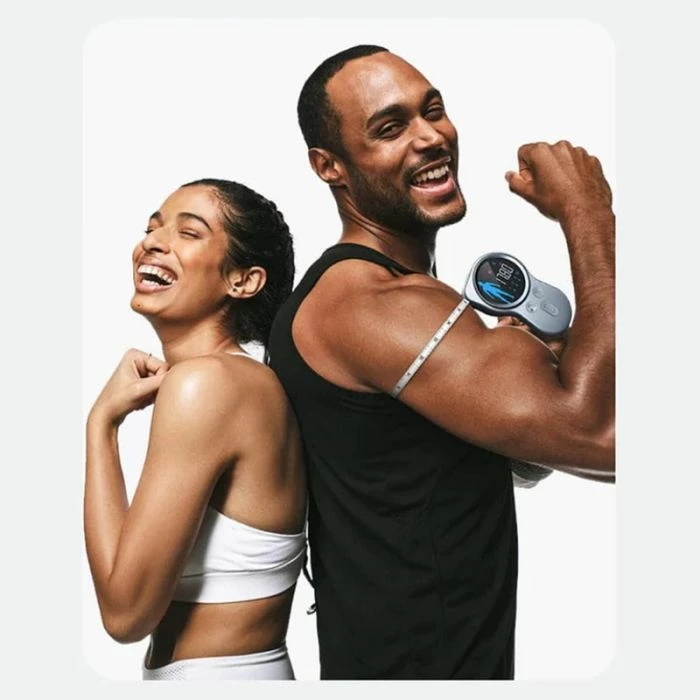 Shirit matës smart për trup RENPHO PEU-R-Y002, ekran i madh, matje 12 pjesë, sinkronizim me RENPHO Health App, e zezë