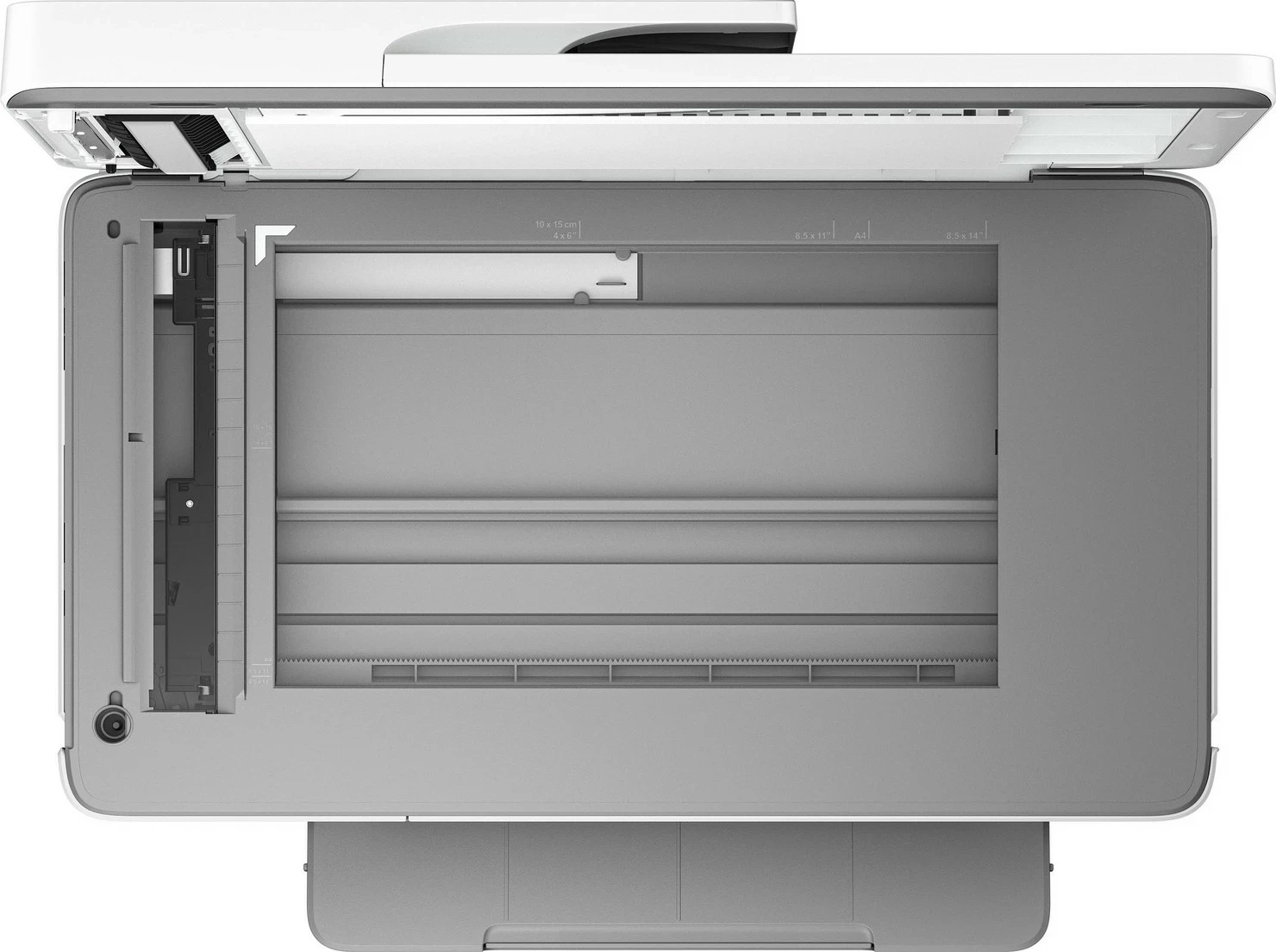 Printer HP OfficeJet Pro 9720e, WiFi, A3, Duplex, AirPrint, Instant Ink, HP+, bardhë-gri