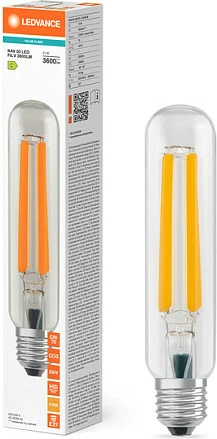 Llambë LED OSRAM NAV LED T38, E27, 21W (50W ekuivalente), 3600 lm, 2700K, IP65, warm white
