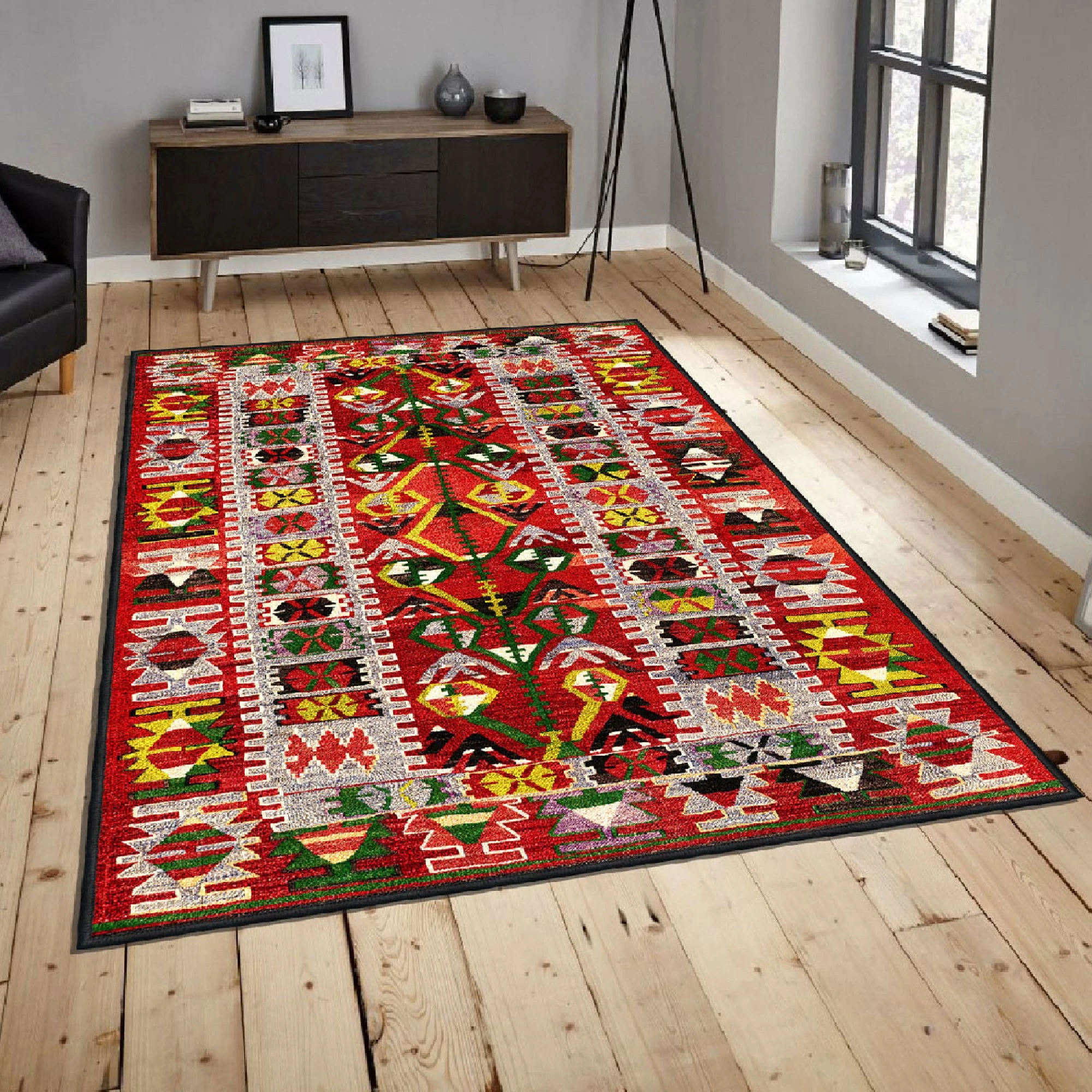 Qilim Velvet Conceptum Hypnose, shumëngjyrësh, 80x120cm, Els1786