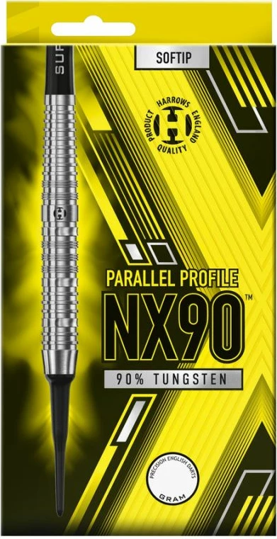 Shigjeta darts Harrows, unisex, të verdha/gri