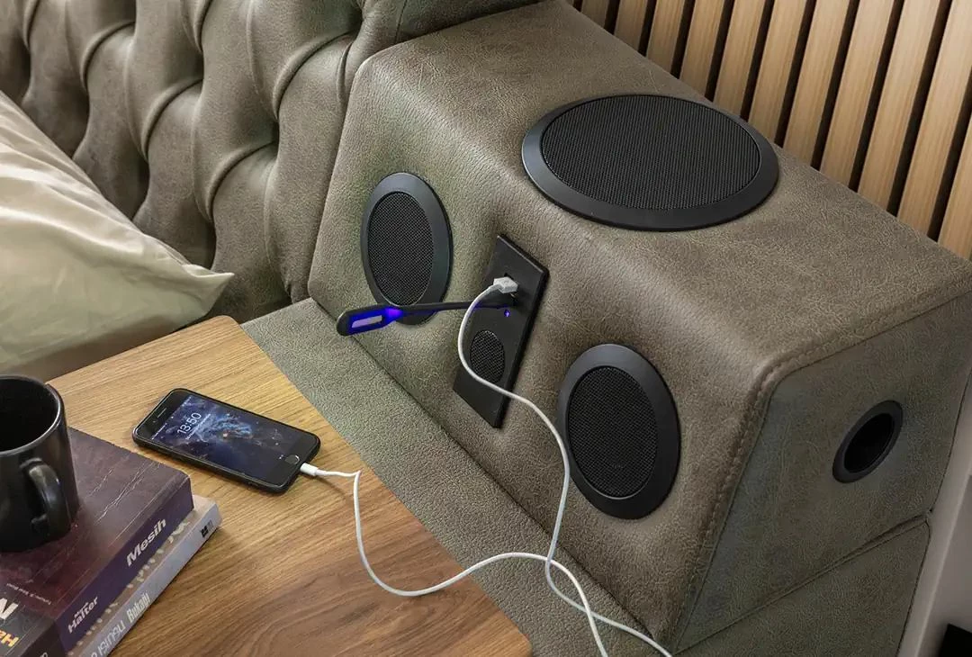 Krevat dopio Skye Decor, Dorwatch Smart, ngjyrë kafe