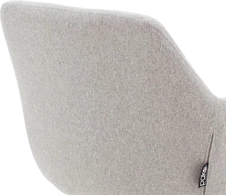 Karrige Nasima, material stof, ngjyrë gri-natyrale, 57x58x84cm