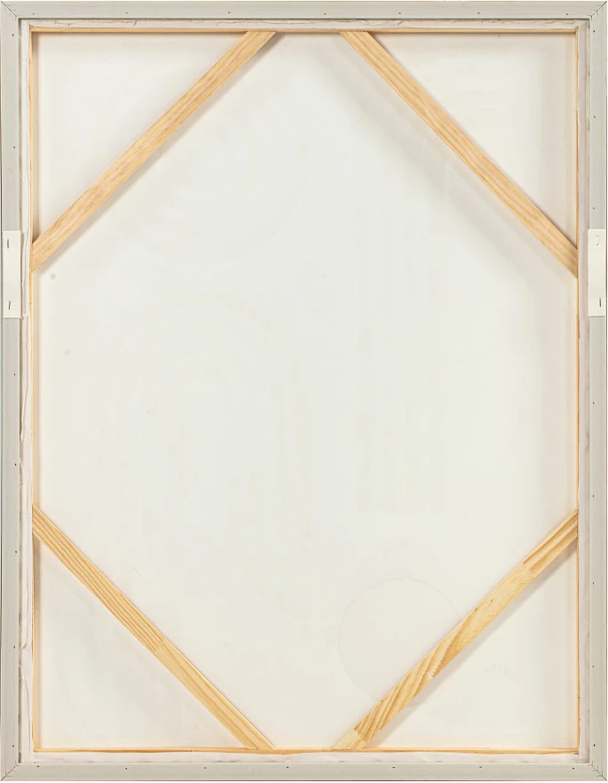 Pikturë dekorative Curva 1, kornizë druri natyral, 70x90x3.8cm