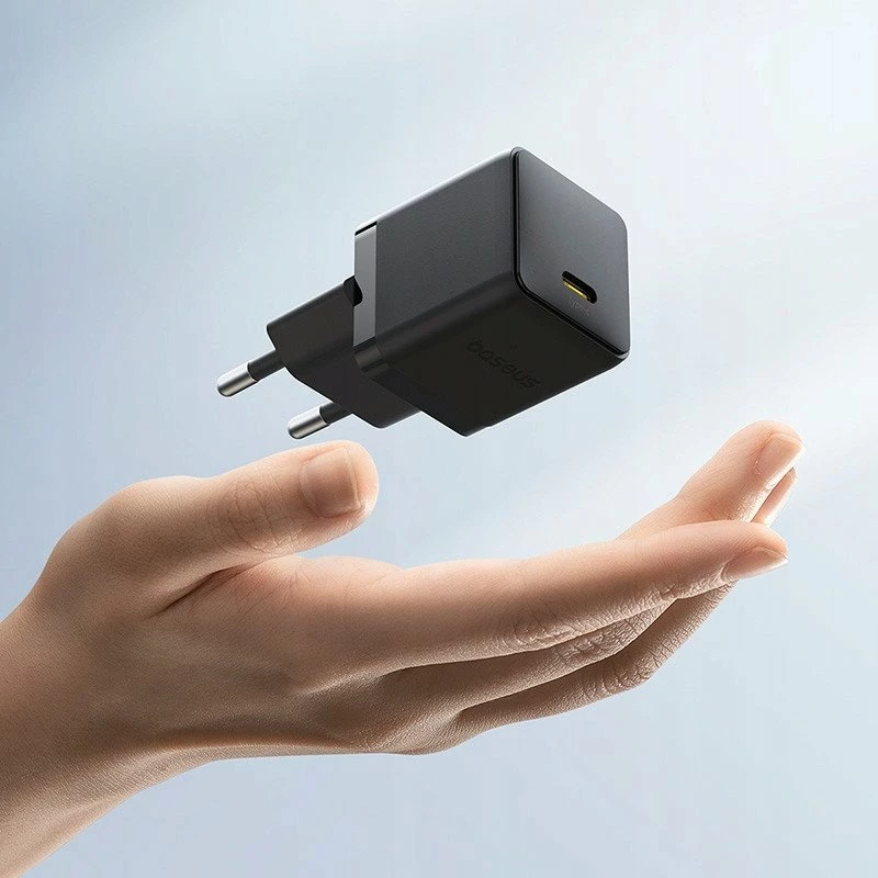 Karikues muri Baseus Palm 30W USB-C EU, i zi, 1 copë