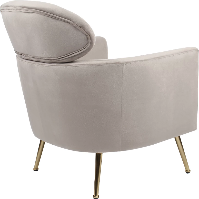 Karrige Testa, ngjyrë elefant, 72x76x85