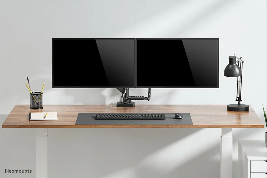 Krah monitori Neomounts DS75-450BL2, Clamp/Grommet, 8 kg, 17"-32", 100 x 100 mm, i zi