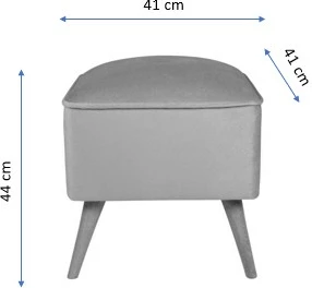 Puf Atelier del Sofa, New Bern, portokalli