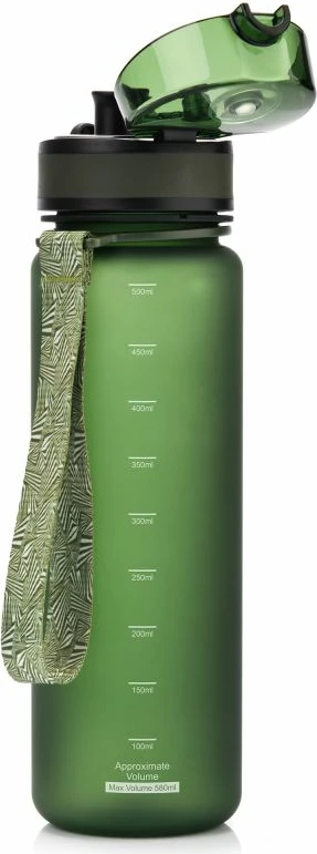 Shishe sportive Meteor 500 ml, e gjelbër e errët [Madhësia: Standarde]