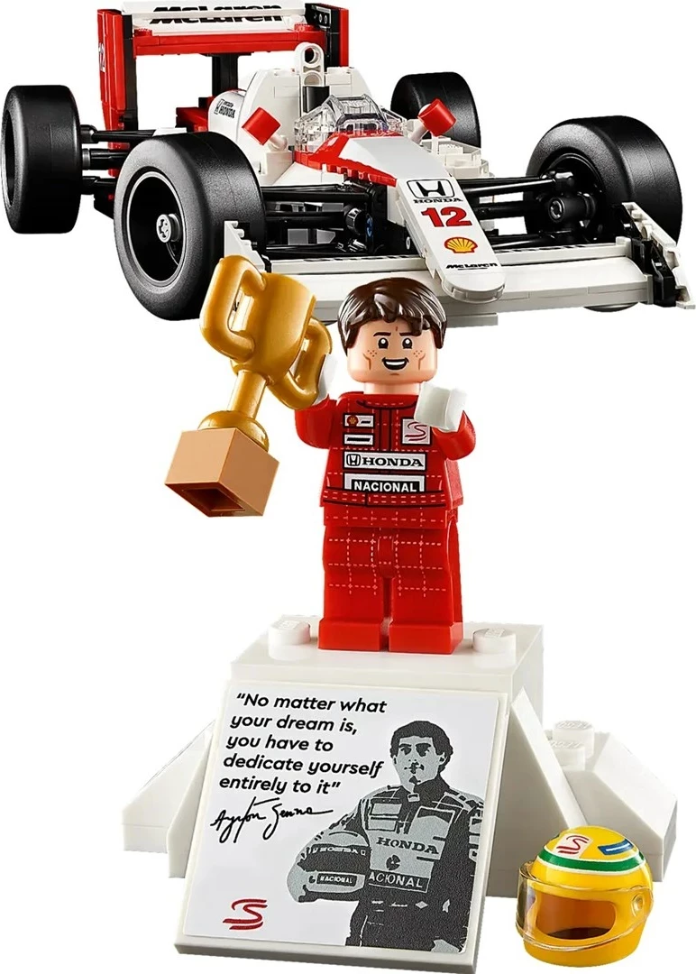 Set LEGO ICONS McLaren MP4/4 & Ayrton Senna