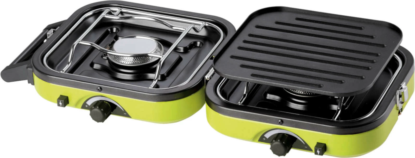 Sobë kampingu Meva DUAL COMPACT UKP22003, 2 fushë gatimi, metal, e gjelbër