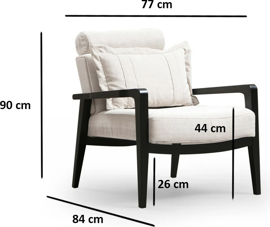 Karrige krahu, Atelier del Sofa, Apollo, krem