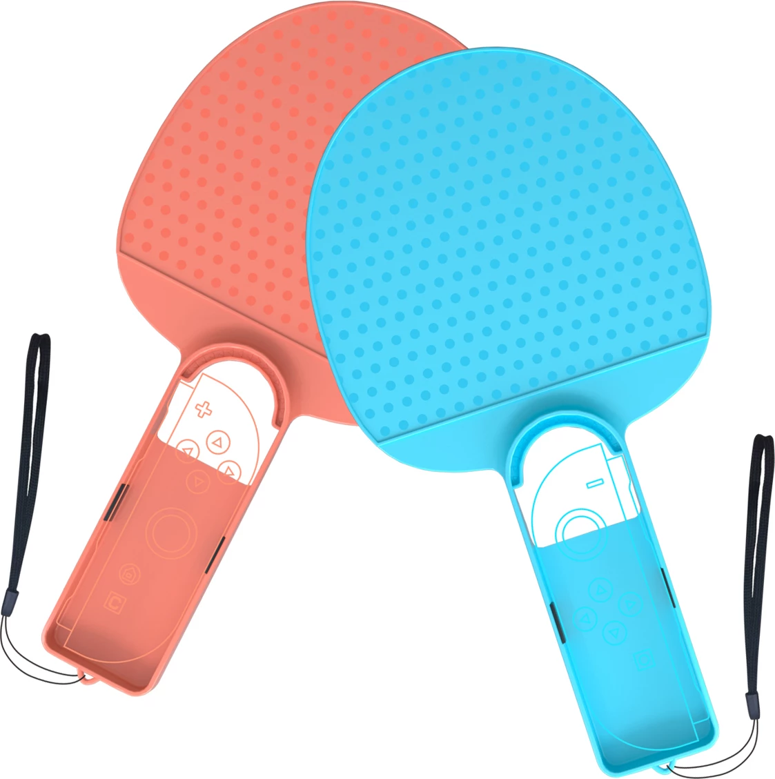 Set aksesorësh lojërash 23-në-1 për Nintendo Switch 2, Hurtel Family Accessory Pack 2, plastikë, portokalli e kaltër, set 23 pjesë