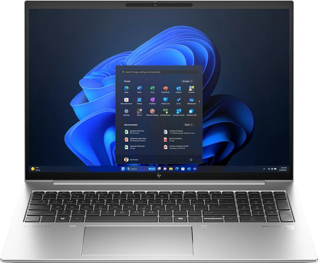 Laptop HP EliteBook 865 G11, AMD Ryzen 5 8540U, 16", 32 GB RAM, 1 TB SSD, Windows 11 Pro, Argjendtë