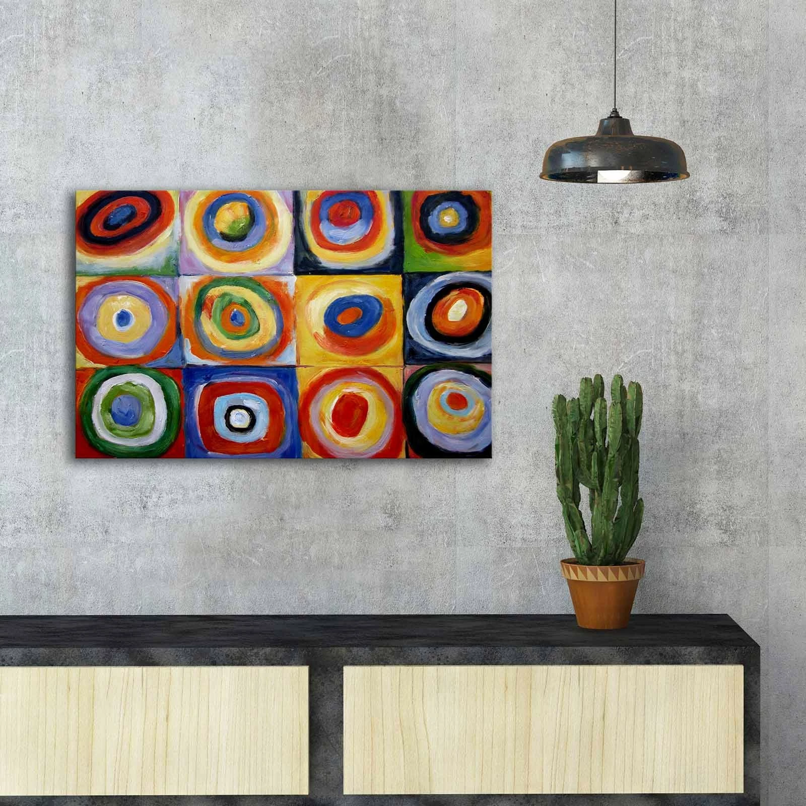 Pikturë dekorative në kanavacë, Wallity FAMOUSART-075, shumëngjyrëshe, 45x70cm