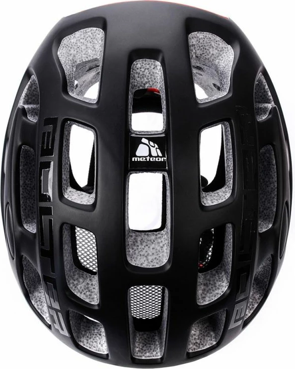 Helmetë për bicikletë Meteor Bolter In-Mold, unisex, e zezë