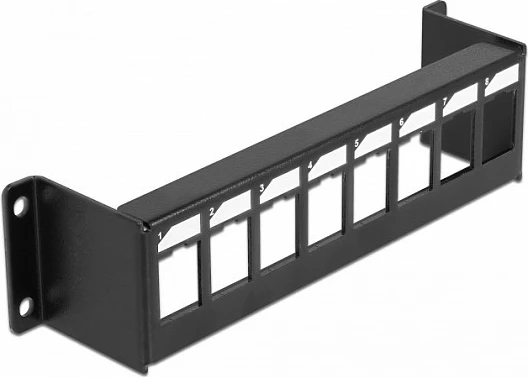 Panel montimi Keystone DeLOCK 8-port, surface mount, metal, i zi