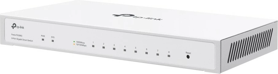 Switch TP-Link Festa FS308G, Managed, L2/L2+, Gigabit Ethernet, PoE, i bardhë