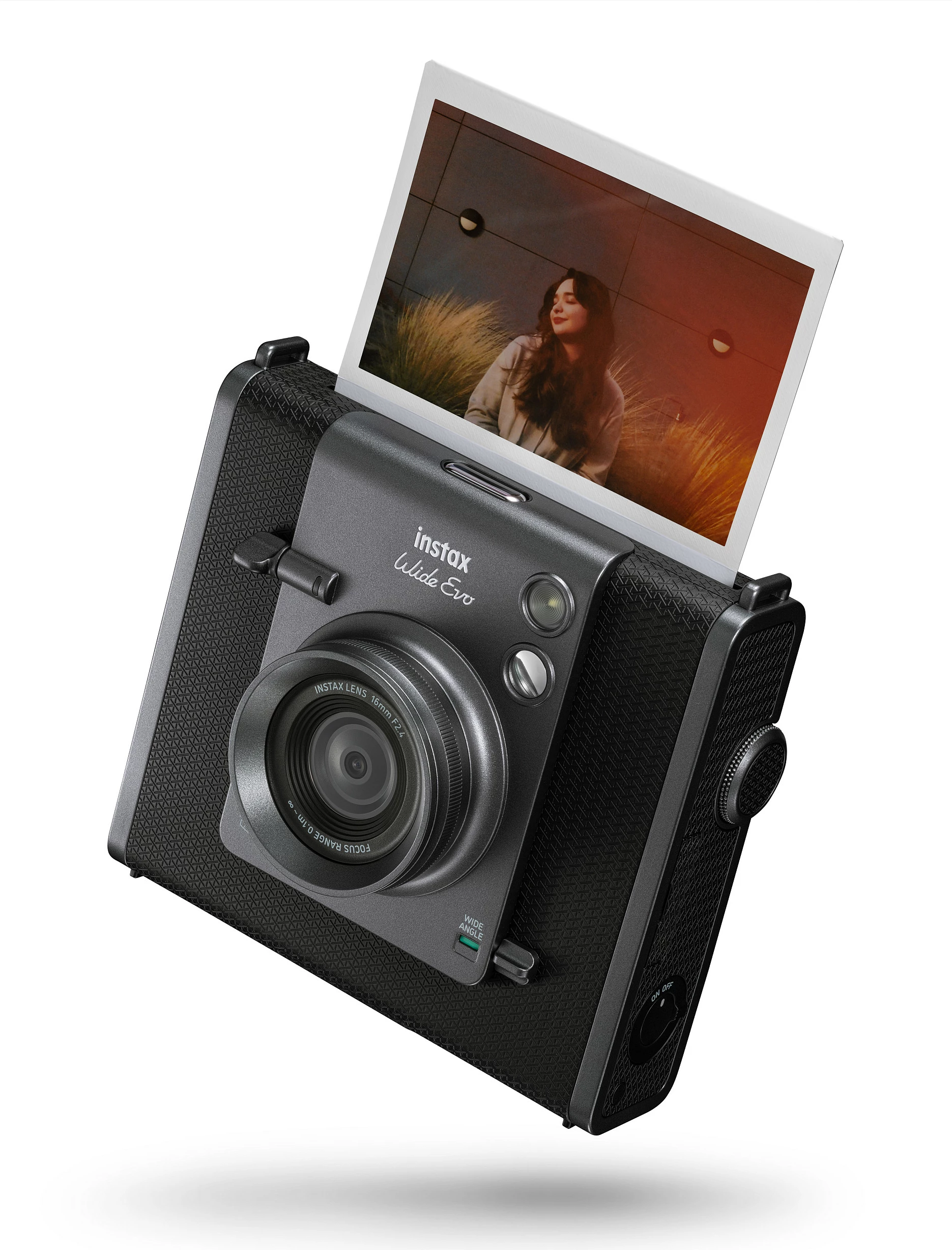 Kamerë instant hibride Fujifilm instax WIDE Evo, Bluetooth 5.1, bateri Li-Ion, e zezë