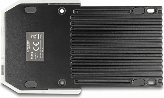 Docking station DeLOCK SuperSpeed, USB-C, për 1x 2.5" SATA HDD/SSD, 5 Gbps, e zezë/transparent