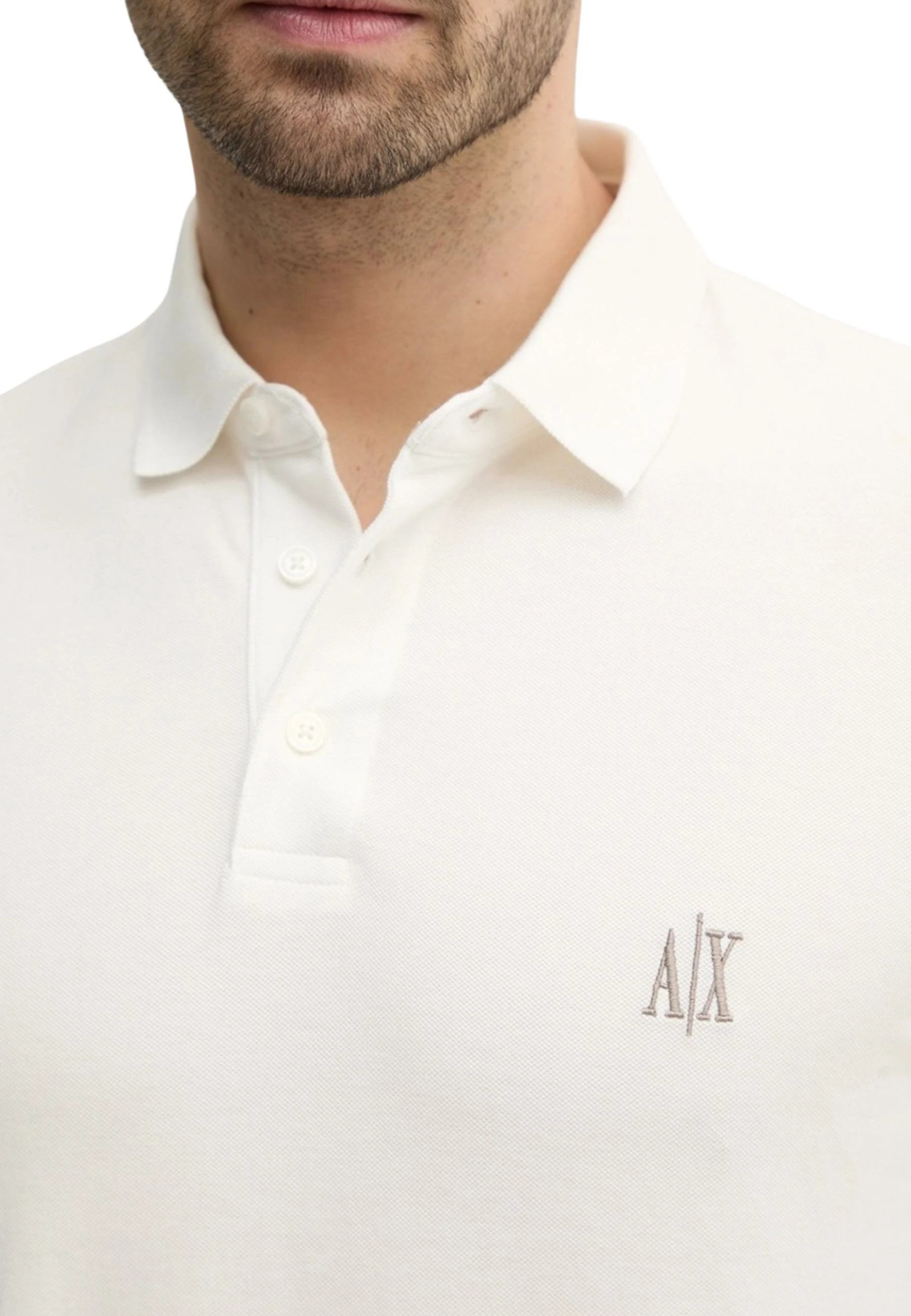 Maicë polo për meshkuj Armani Exchange XM000367 AF13022, e bardhë [Madhësia: XS]